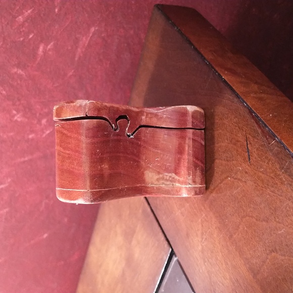 Hawthorne Direct Wooden Art Frog Puzzle Box Original Box - Q8 - Picture 2 of 5